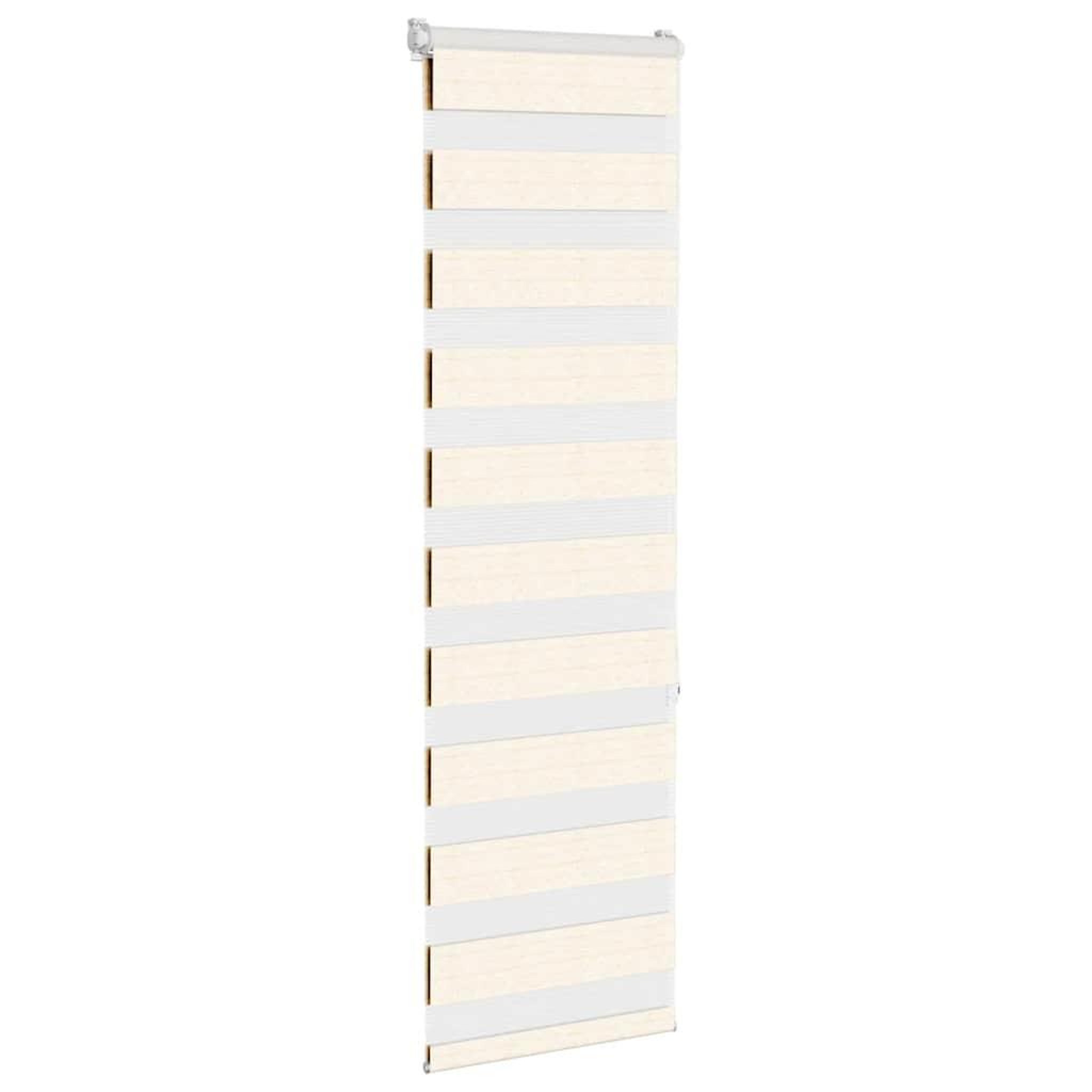 Voir la diapositive 3 : VIDAXL Store zebre beige marbre largeur du tissu 35,9 cm polyester