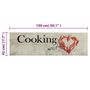 Voir la diapositive 5 : VIDAXL Tapis de cuisine lavable imprime de piment Cooking 45x150 cm