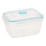 Voir la diapositive 6 : FIVE Lot de 7 Boîtes de Conservation  Blue  32cm Transparent
