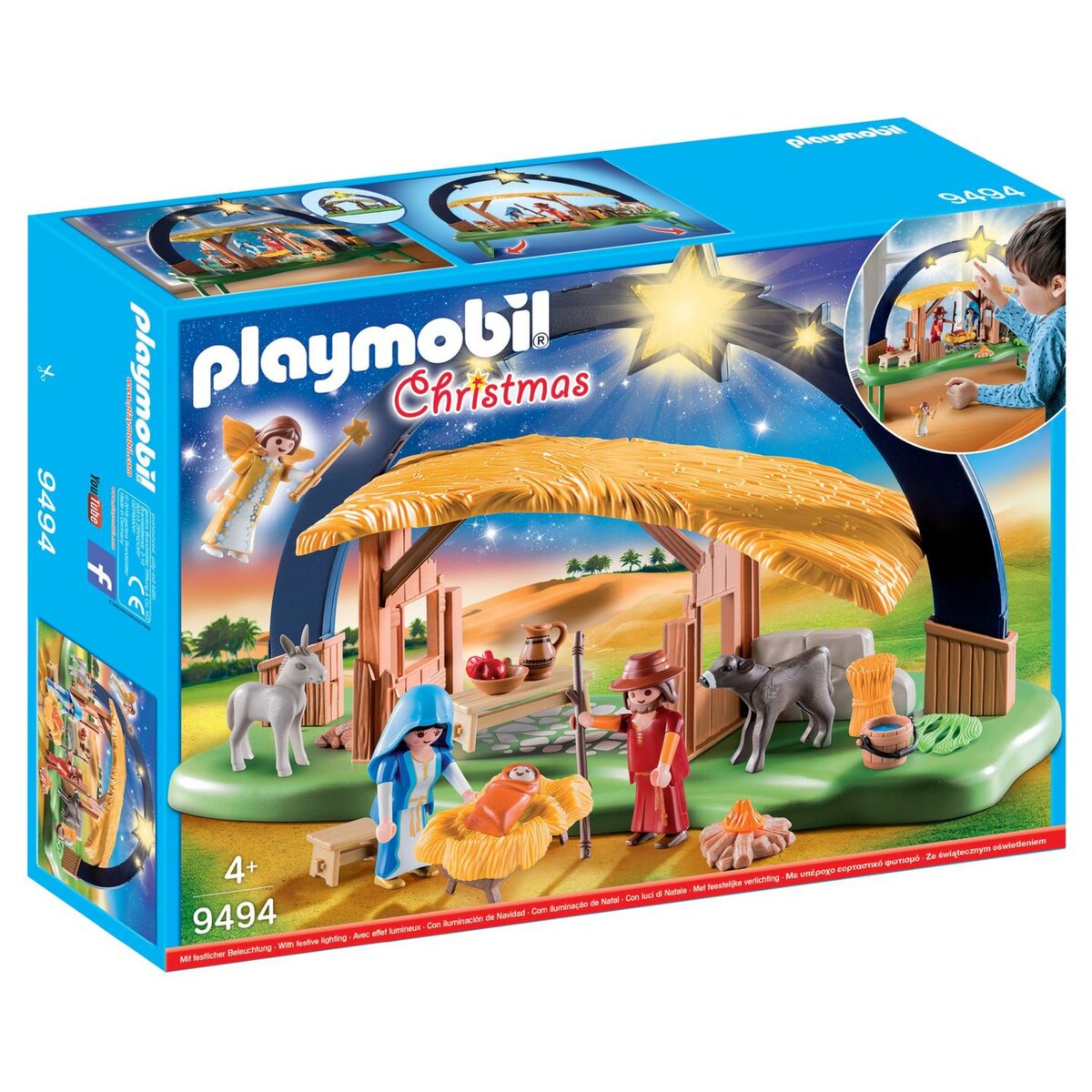 PLAYMOBIL 9494 - Christmas - Crèche avec illumination