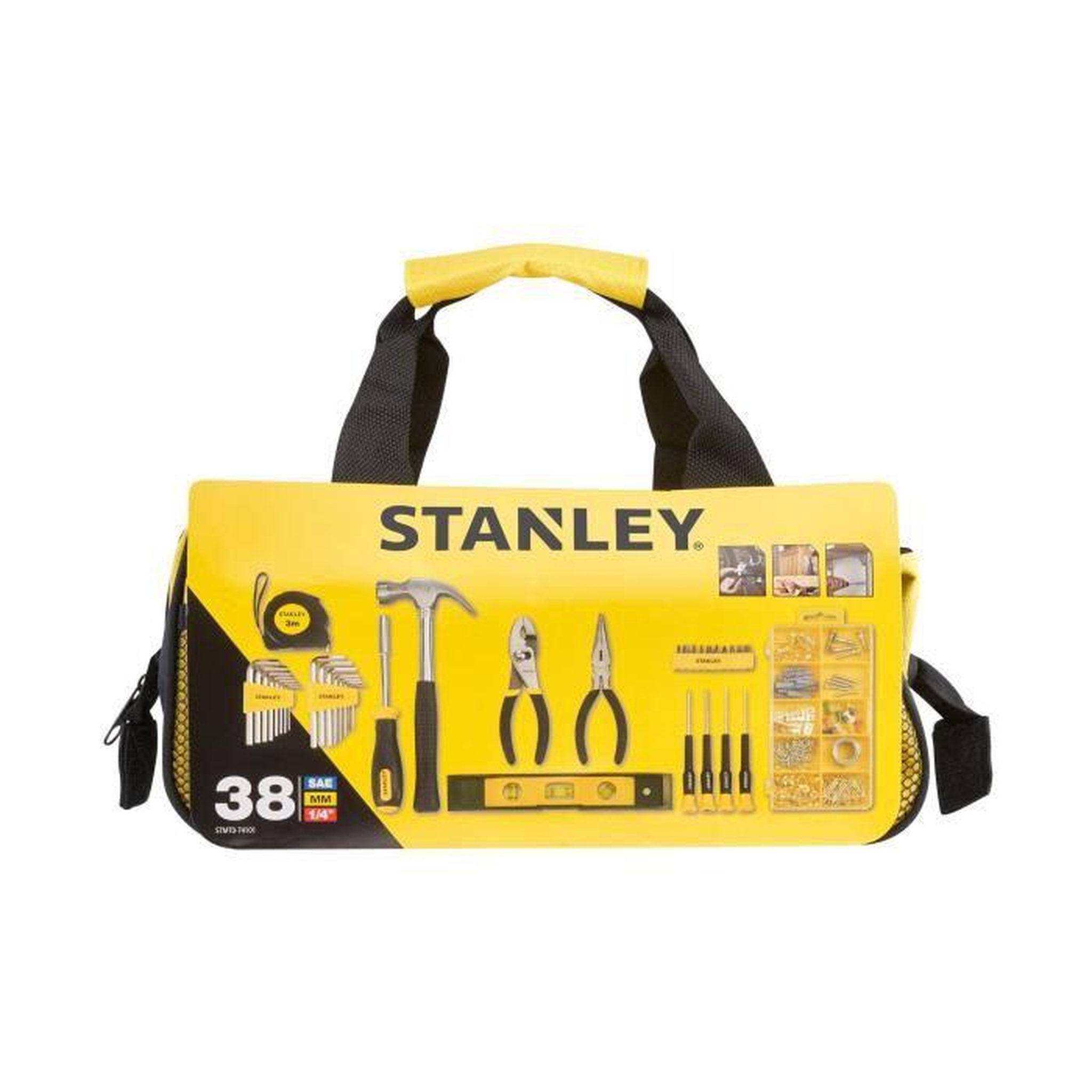 Voir la diapositive 4 : Coffret d'outils (38 pieces) STANLEY - STMT0-74101