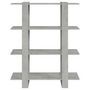 Voir la diapositive 3 : VIDAXL Bibliotheque/Separateur de piece Gris beton 100x30x123,5 cm