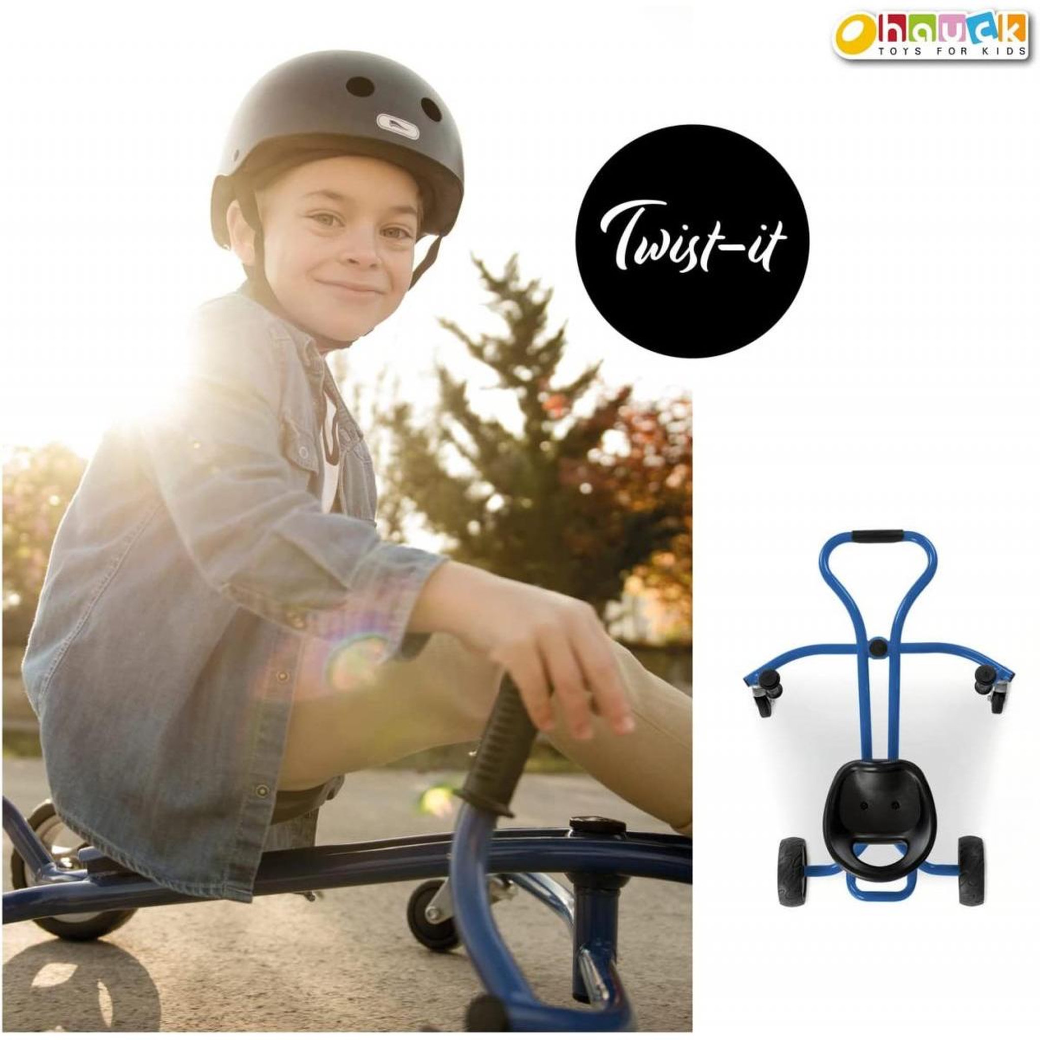 Voir la diapositive 3 : HAUCK Balance Bike Twist-it Blue