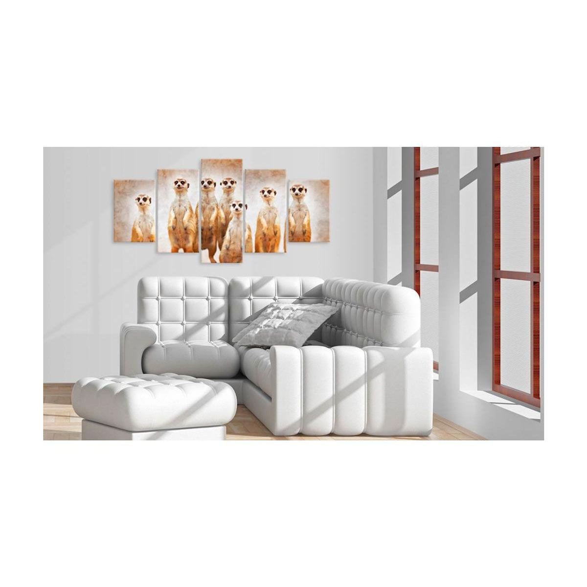 Paris Prix Tableau Imprimé  Family of Meerkats
