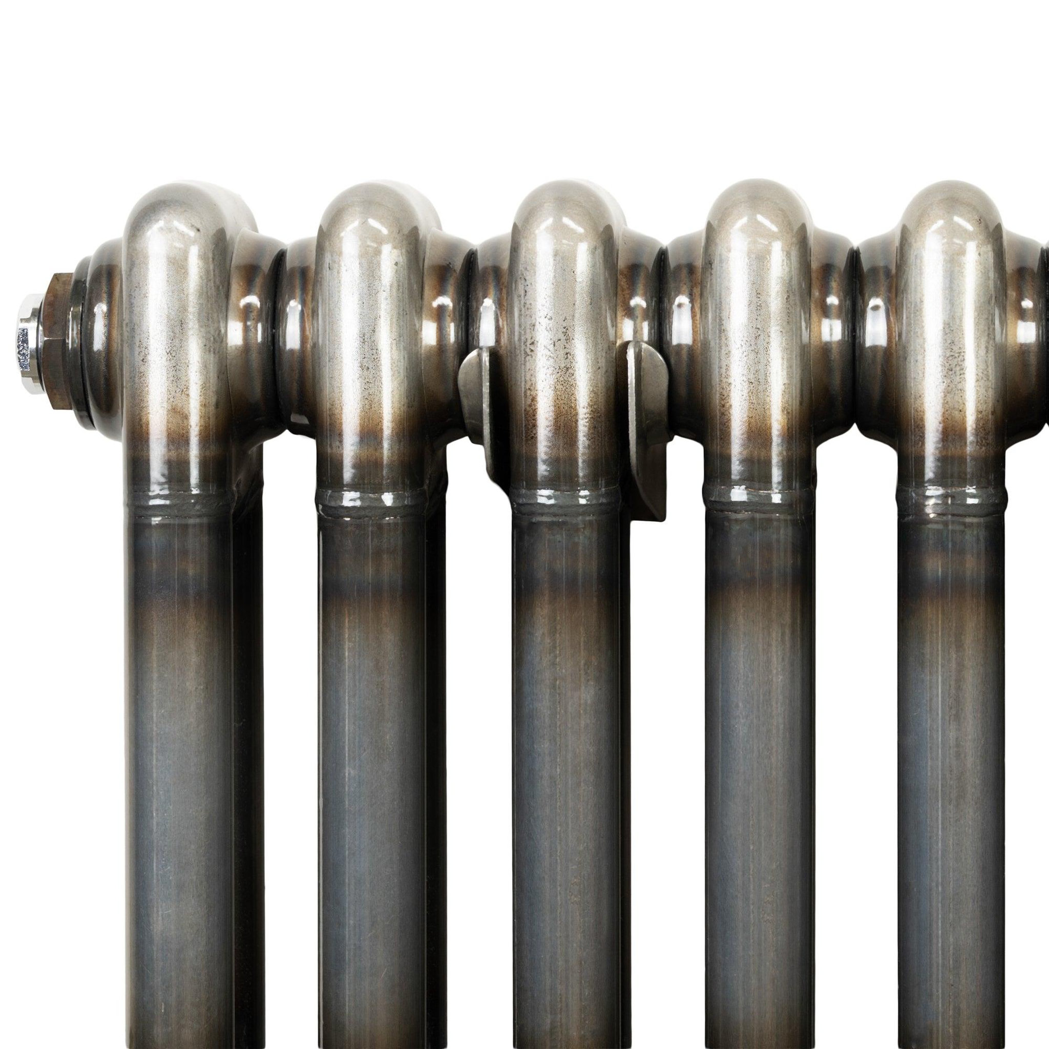 Voir la diapositive 3 : MONSTERSHOP Radiateur traditionnel à 3 colonnes & vannes - 1800 x 380 mm - métal brut