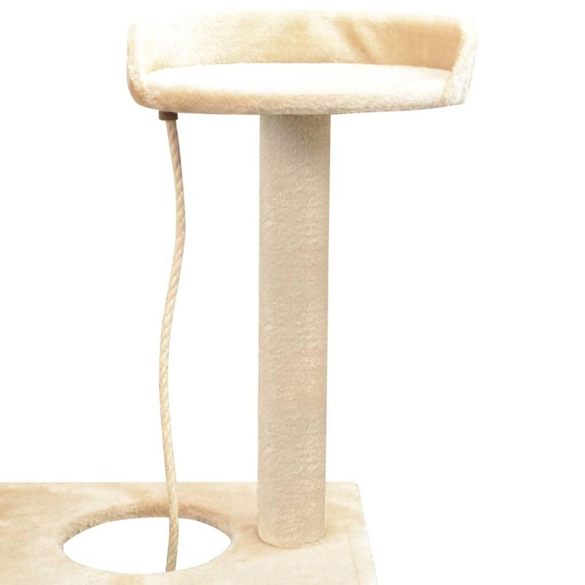 VIDAXL Arbre a chat avec griffoirs en sisal 150 cm Beige