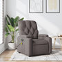 Voir la diapositive 1 : VIDAXL Fauteuil de massage inclinable Taupe Tissu