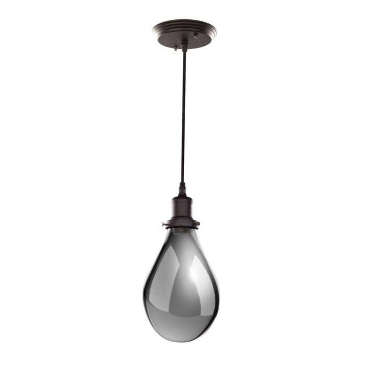 Paris Prix Lampe Suspension Design  Sancho  25cm Gris