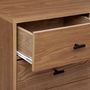 Voir la diapositive 3 : Paris Prix Commode 5 Tiroirs Design  Simon  83cm Naturel
