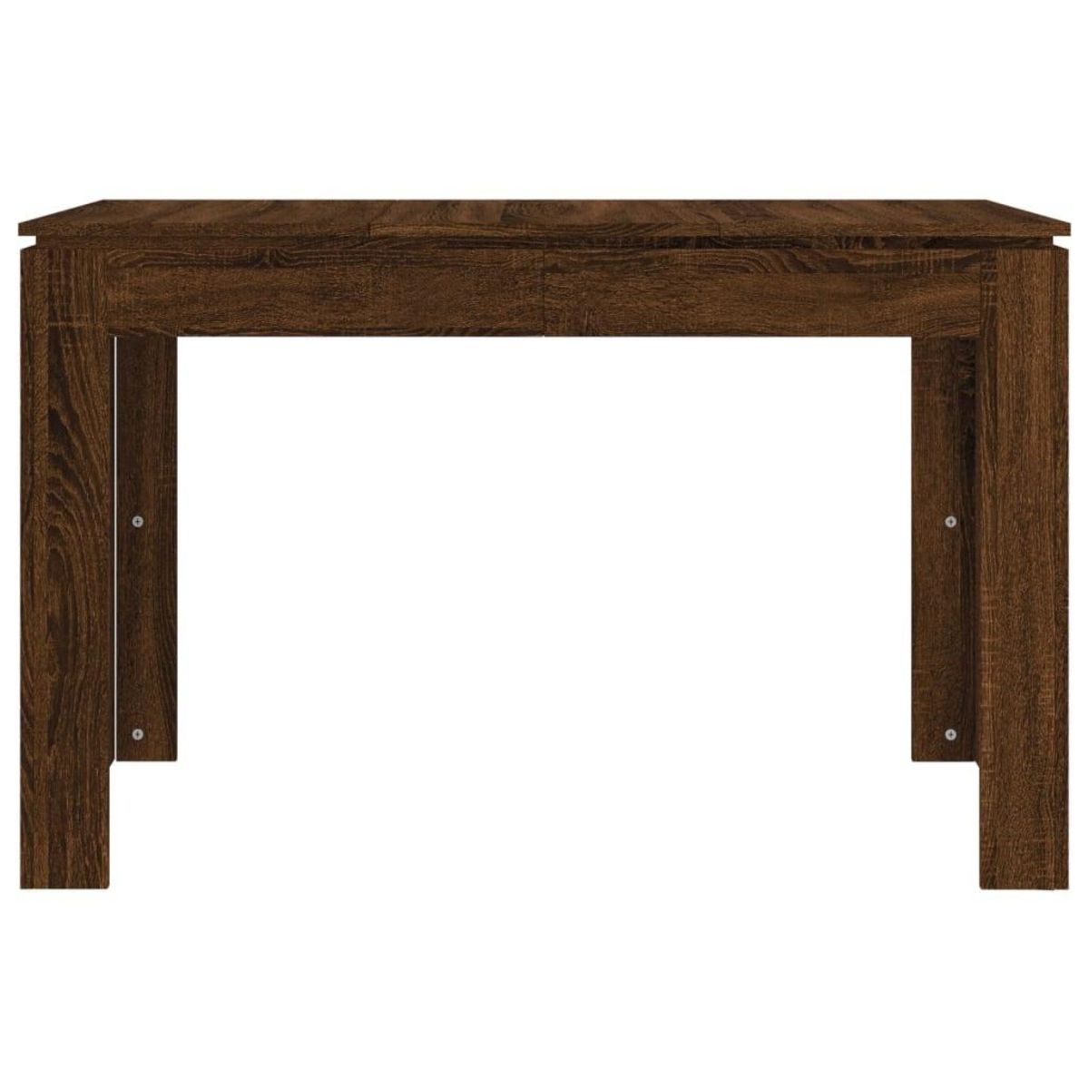 VIDAXL Table a dîner Chene marron 120x60x76 cm bois d'ingenierie