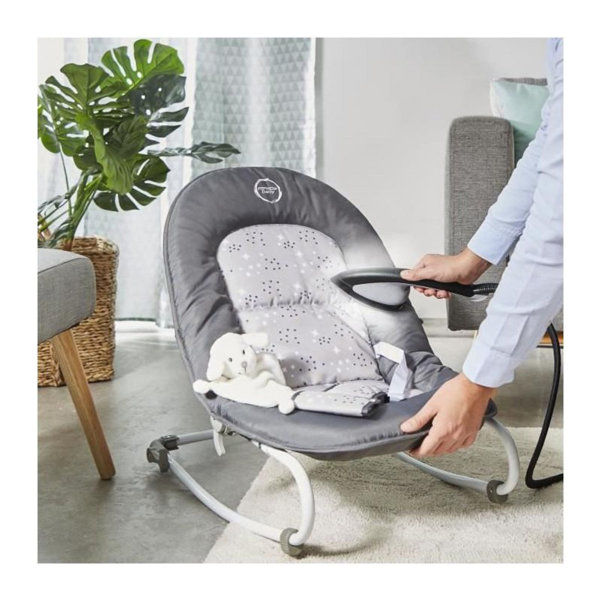 CALOR CALOR IXEO+ QT1510 - Defroisseur tout-en-un, Planche Smart Board integree 3 positions, Fer vapeur, Defroisseur