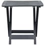 Voir la diapositive 3 : VIDAXL Table pliable de jardin Anthracite 79x72x70 cm Plastique