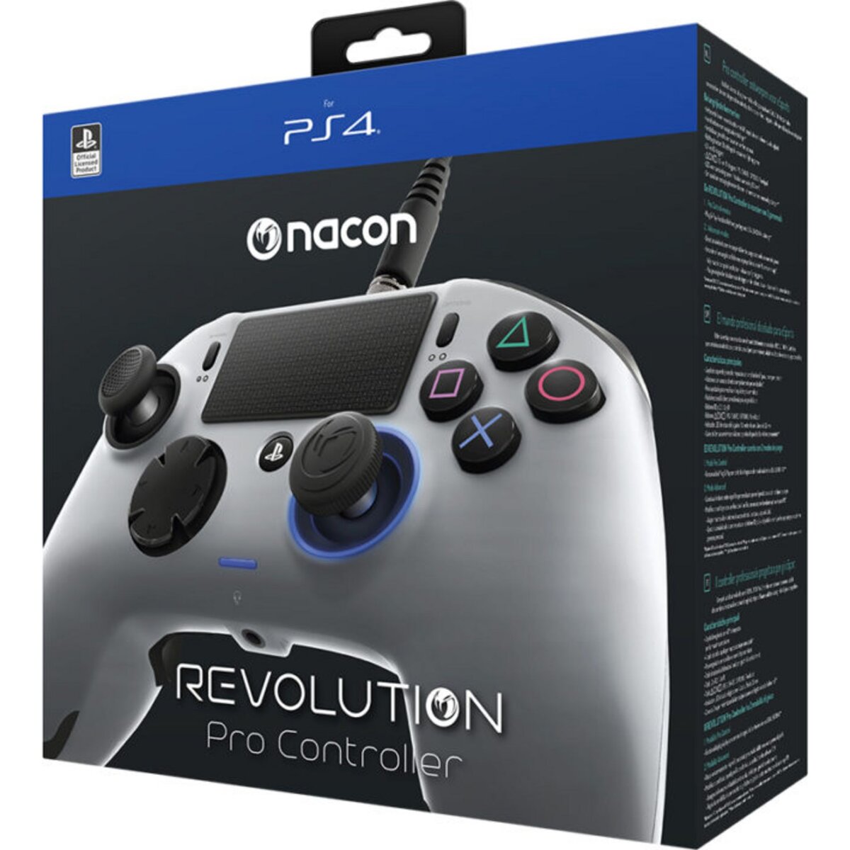 NACON Manette Revolution Pro Controller Argent PS4