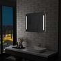 Voir la diapositive 1 : VIDAXL Miroir mural a LED pour salle de bains 80x60 cm