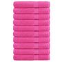 Voir la diapositive 1 : VIDAXL Serviettes de qualité supérieure SOLUND 10 pcs rose 600 g m²