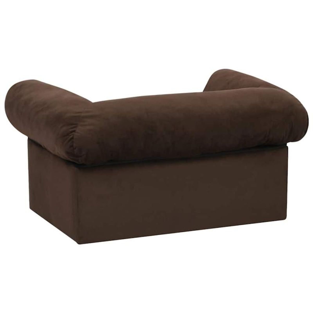 VIDAXL Canapé pour chien avec tiroir Marron 75x50x38 cm Peluche