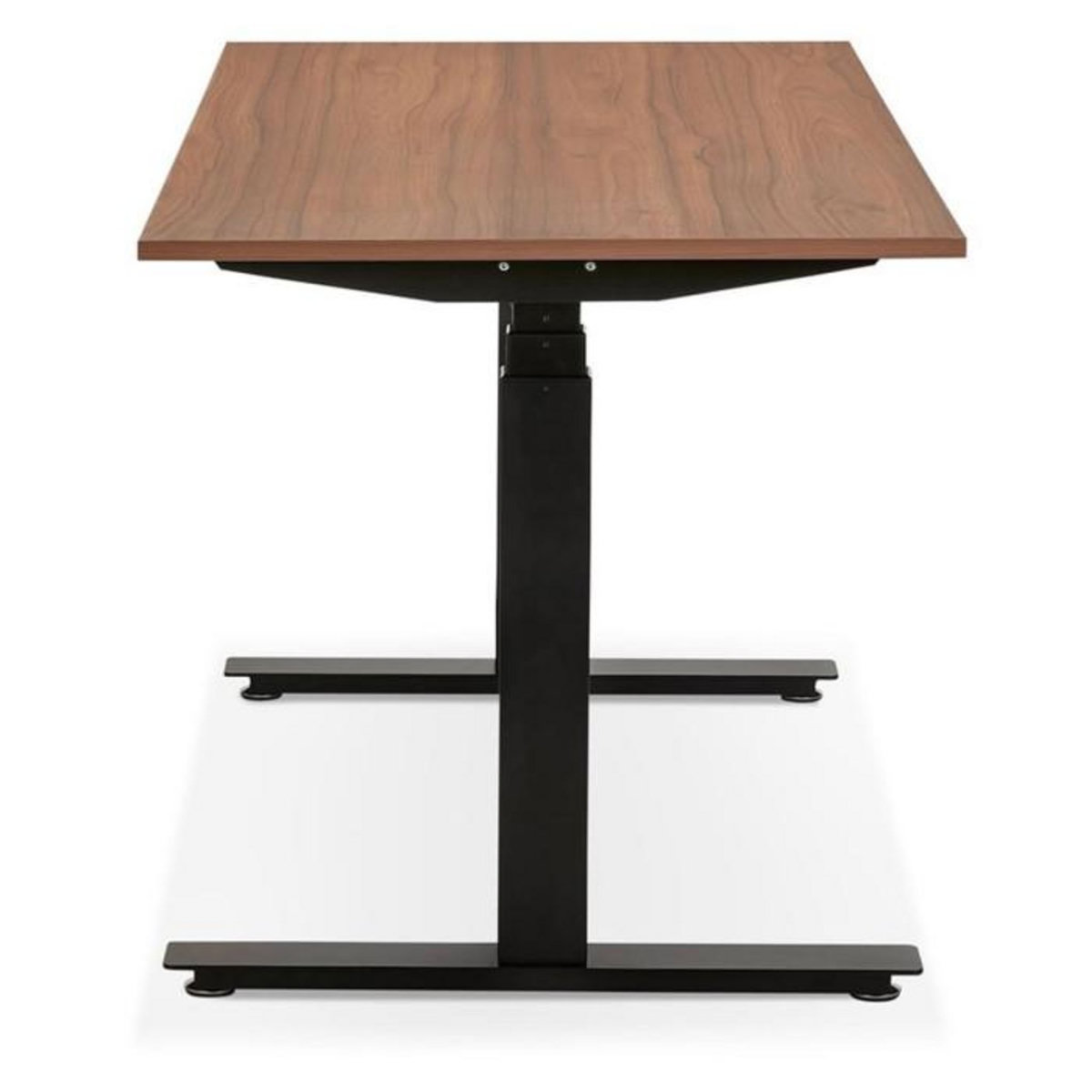 Paris Prix Bureau Design Réglable  Électrique  140cm Noyer & Noir