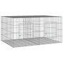 Voir la diapositive 2 : VIDAXL Cage a lapin 2 panneaux 110x79x54 cm Fer galvanise