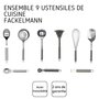Voir la diapositive 4 : Fackelmann Ensemble ustensiles de cuisine 9 pièces Fackelmann Elemental