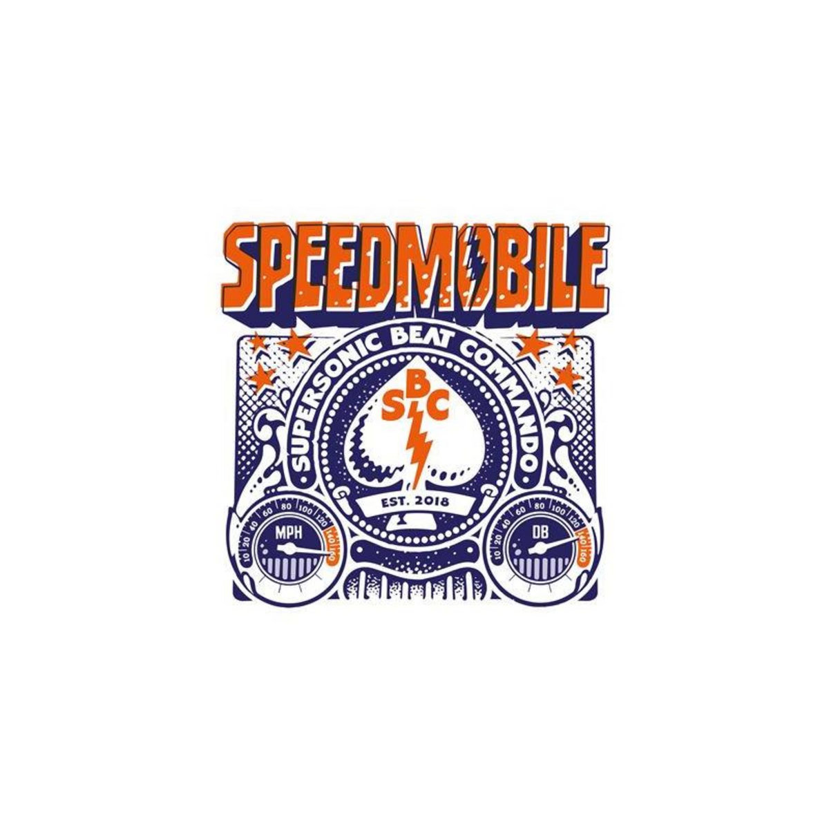 Supersonic Beat Commando Vinyle Coloré Transparent