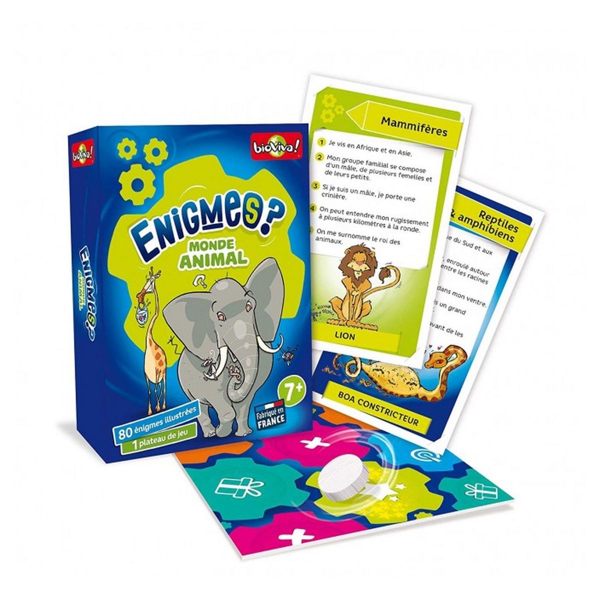 BIOVIVA Jeu Enigmes - Monde animal