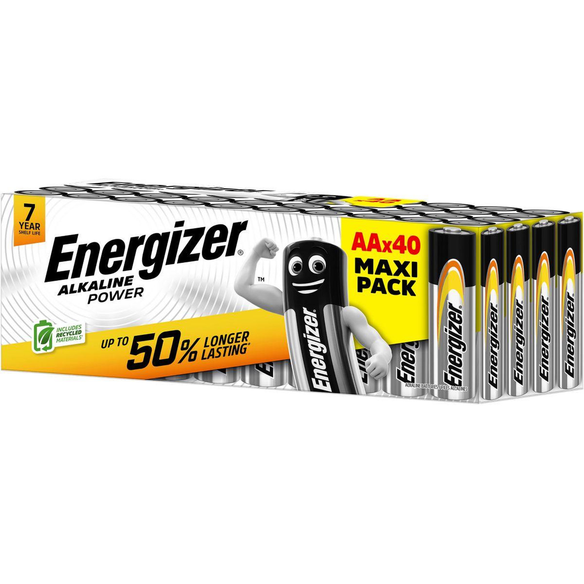 Energizer Pile enr alkaline power x40 piles aa