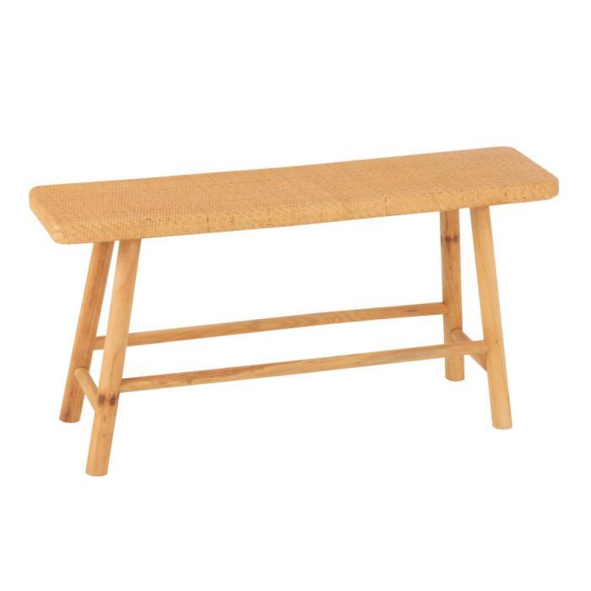 Paris Prix Banc Cannage en Rotin  Malinda  92cm Naturel