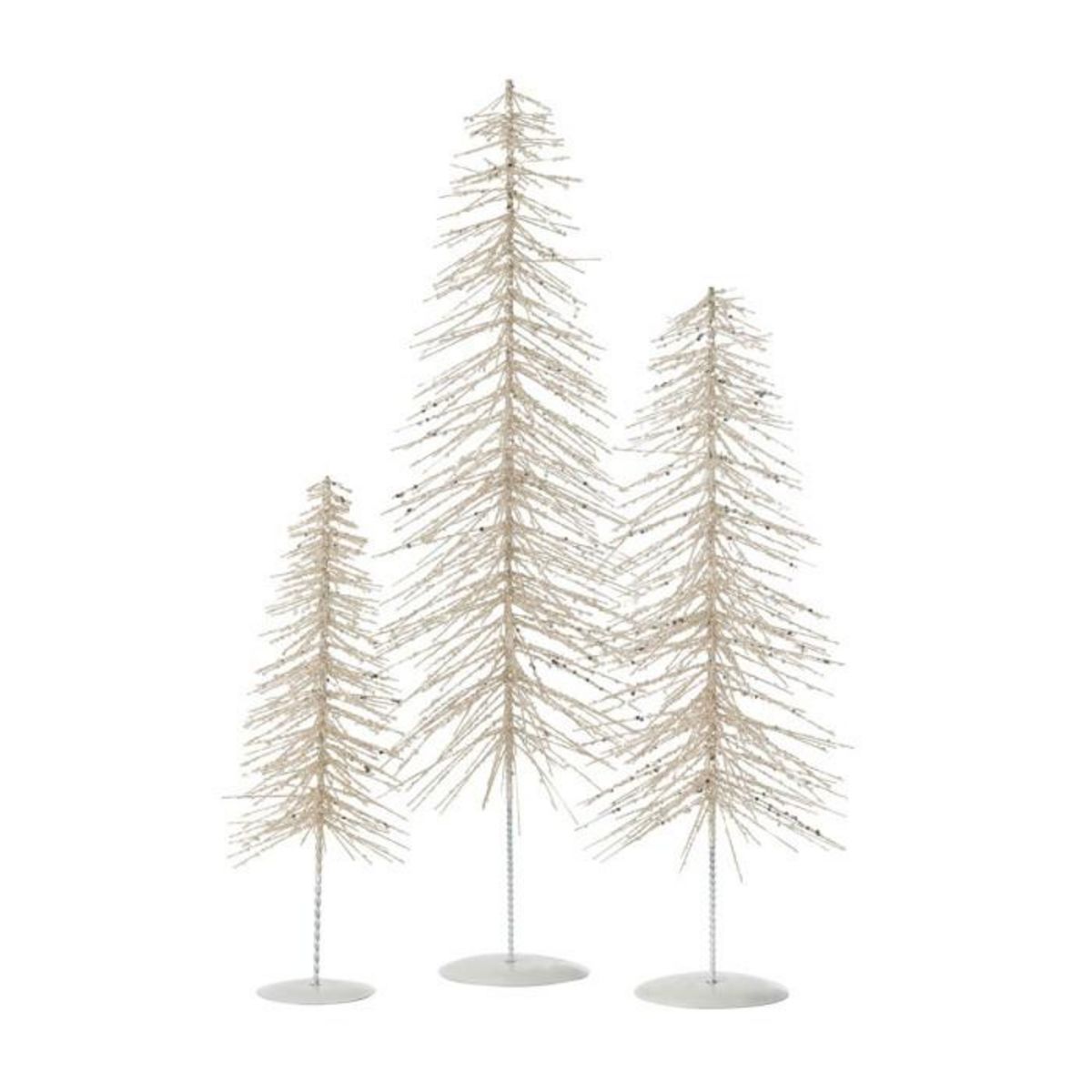 Paris Prix Sapin de Noël Déco à Paillettes  Dreams  58cm Argent