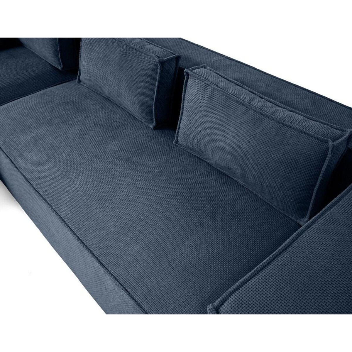 LISA DESIGN Stella - canapé d'angle gauche - 4 places - en tissu texturé