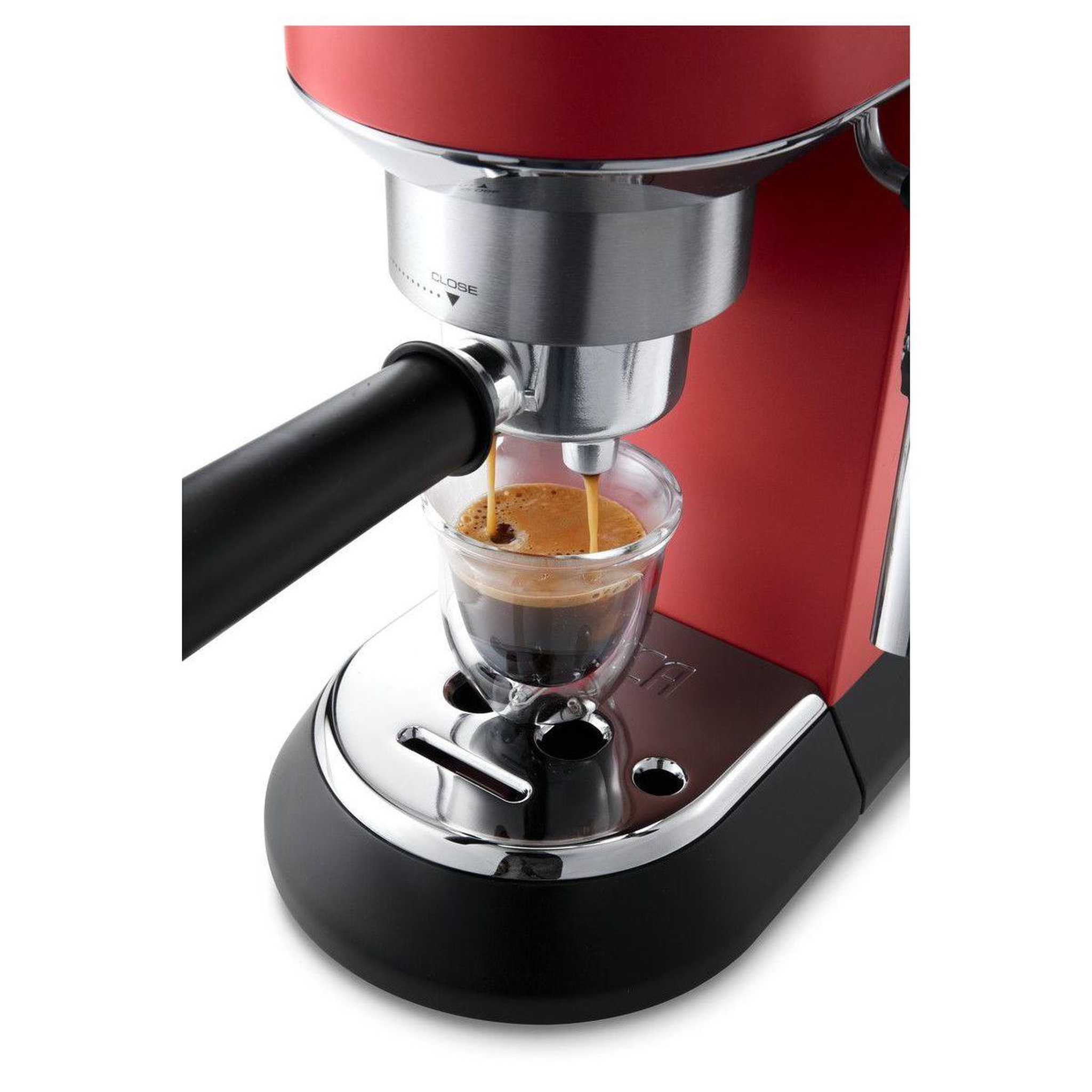 Voir la diapositive 3 : DELONGHI Machine à expresso ec695.r dedica rouge