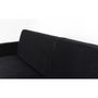 Voir la diapositive 6 : Paris Prix Canapé Convertible en Velours  Garry  220cm Noir
