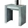 NOUVOMEUBLE Table console extensible 250 cm gris clair design URBAN