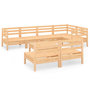 Voir la diapositive 2 : VIDAXL Salon de jardin 8 pcs Bois de pin massif