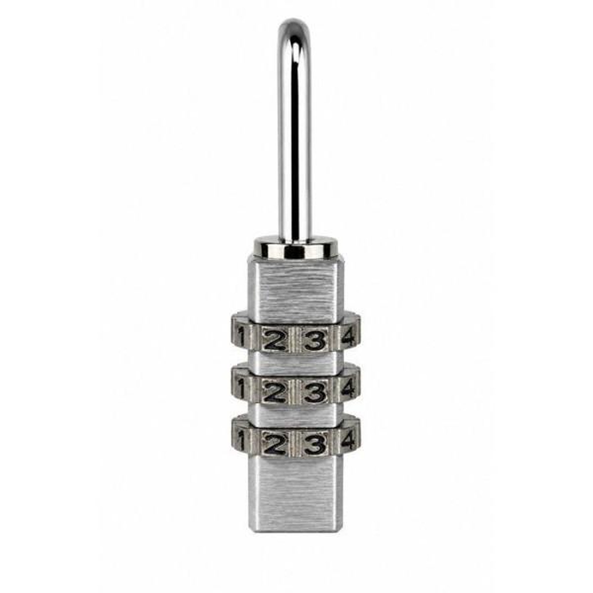 Voir la diapositive 6 : ABUS Cadenas a combinaison - ABUS - 145/20 - 3 chiffres - Aluminium argent - Compact et léger
