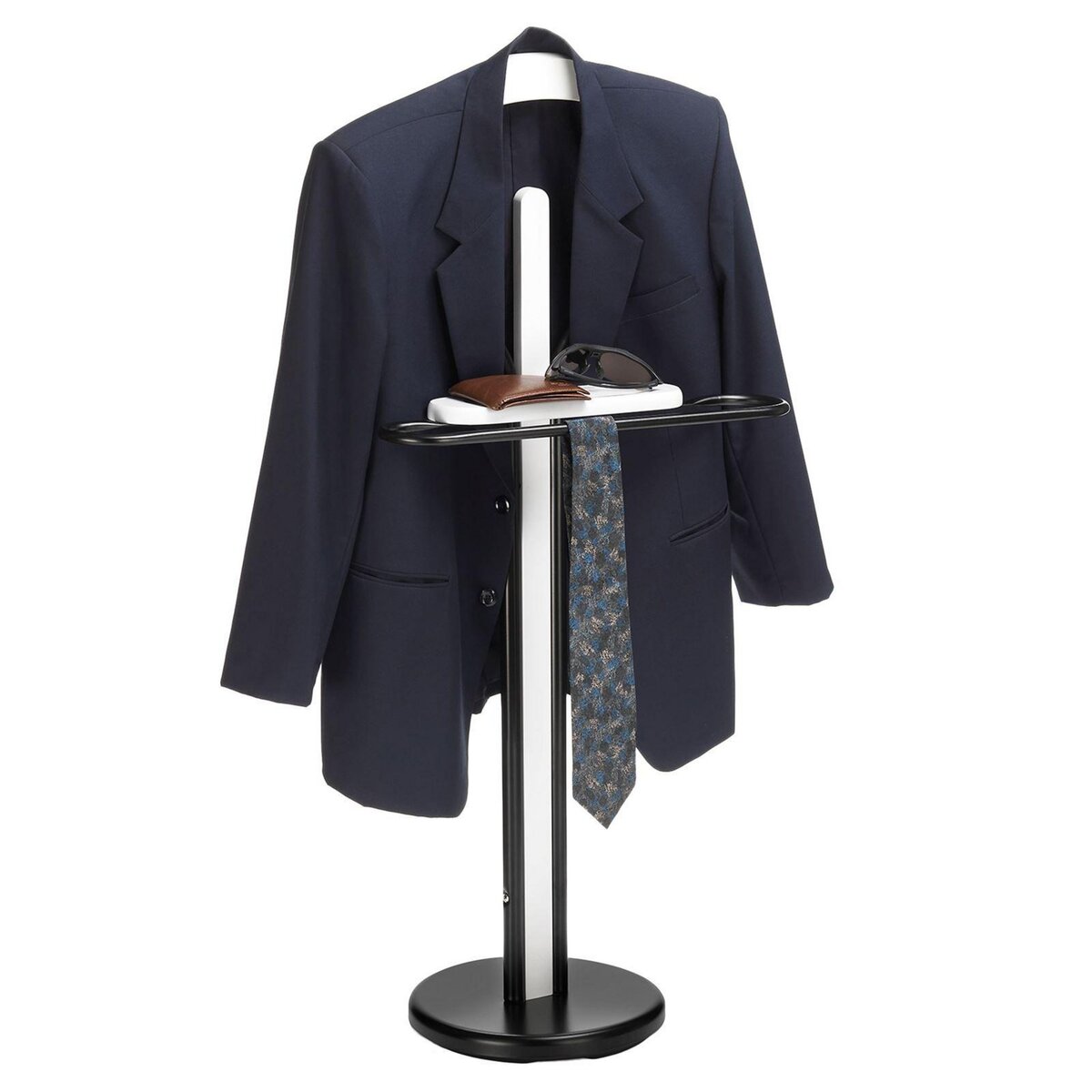 IDIMEX Valet MATTEO en métal et en bois