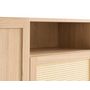 Voir la diapositive 4 : BEST MOBILIER Mathilde - buffet bas - bois et cannage - 170 cm