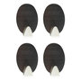Voir la diapositive 1 : Paris Prix Lot de 4 Crochets Adhésifs  Fixeo  5cm Chrome