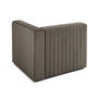 Voir la diapositive 4 : LISA DESIGN Nova - module d'assise droit - en velours
