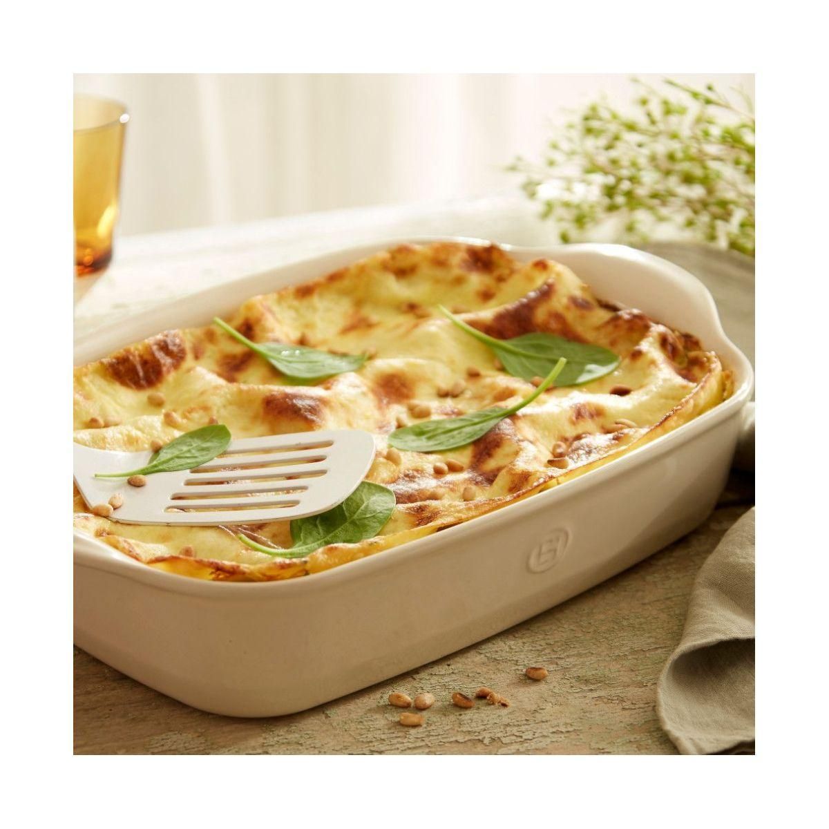 EMILE HENRY Plat au four rectangulaire 42x27cm Argile