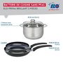 Voir la diapositive 2 : ELO Ensemble de 2 Poêles de cuisson 28 et 32 cm et 1 faitout 24 cm Elo Prima Brillant