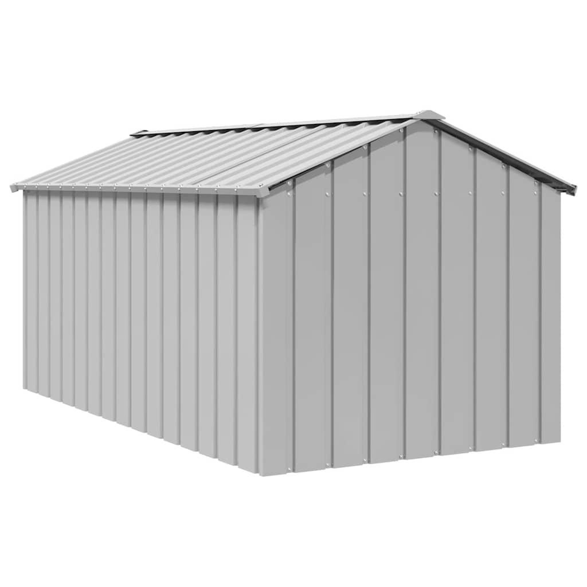 Voir la diapositive 5 : VIDAXL Niche pour chien avec toit noir 114x202x101 cm acier galvanise