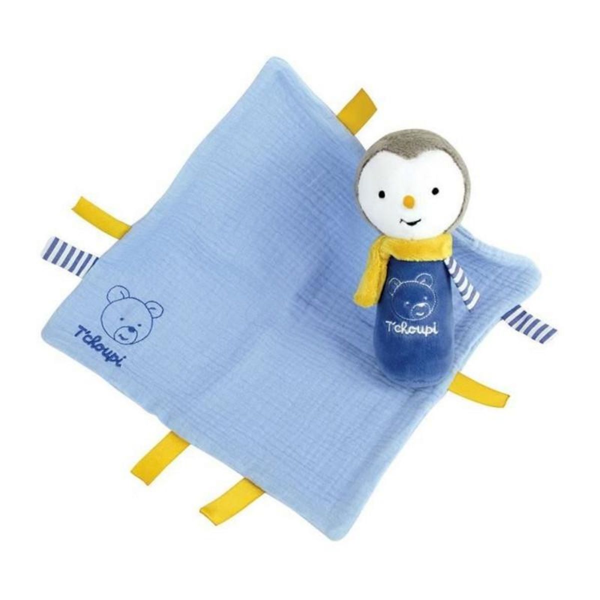 JEMINI T'choupi Baby Coffret Naissance avec Doudou et Peluche Hochet +/- 25 cm - JEMINI - Idéal pour un cadeau de naissance.