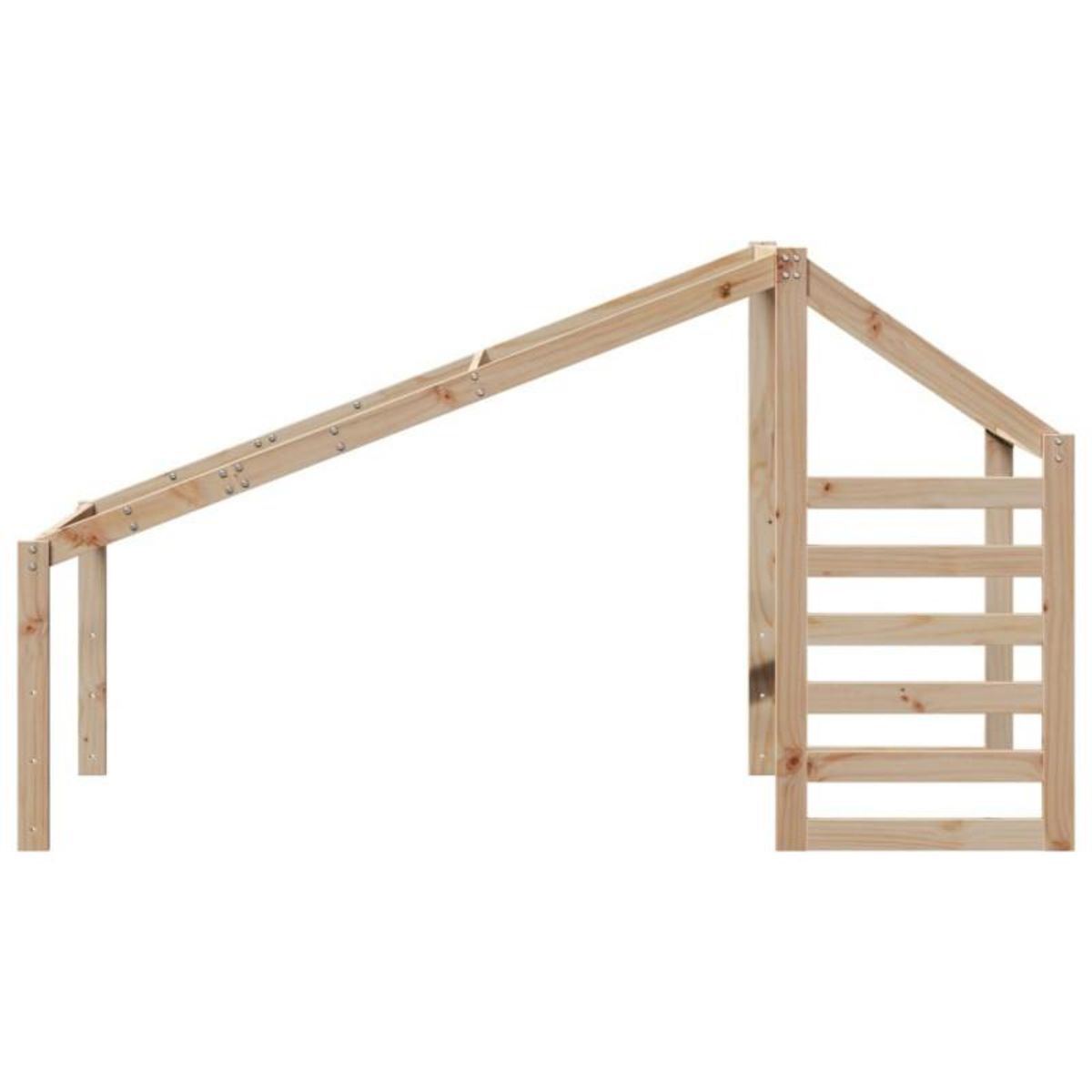 VIDAXL Toit de lit pour enfants 198x87x113 cm bois de pin massif