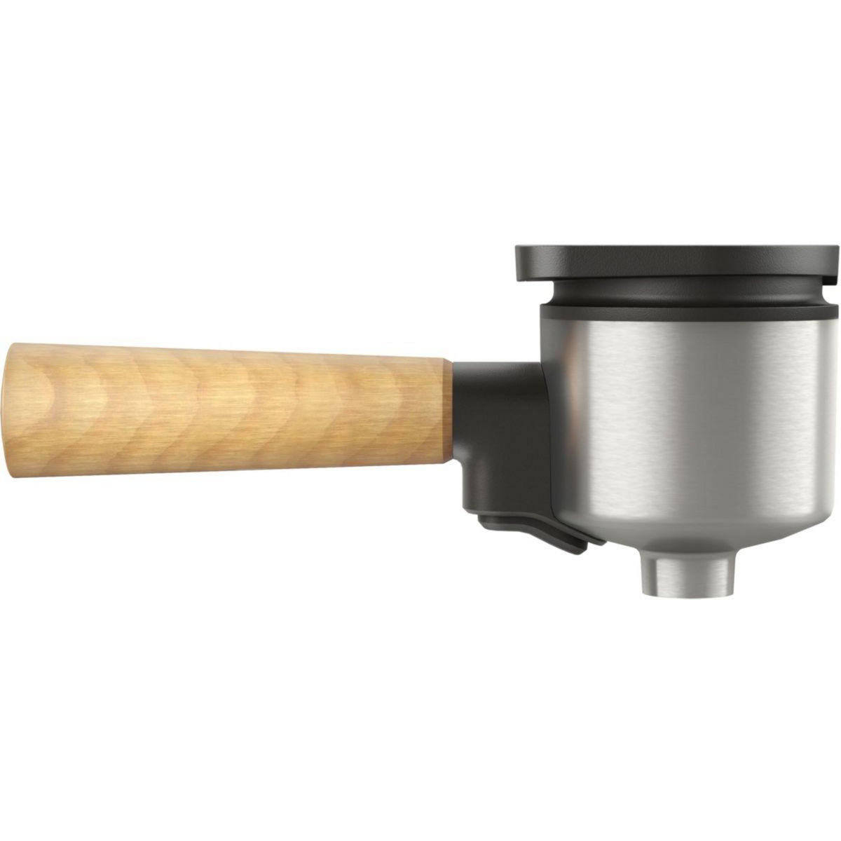 Philips Machine à expresso Baristina BAR302/20 cafetière à grain Blanche + Porte-filtre Bois de Hêtre