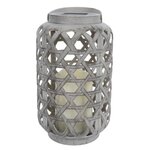 Paris Prix Lampe Solaire Extérieur  Effet Bougie  24cm Marron