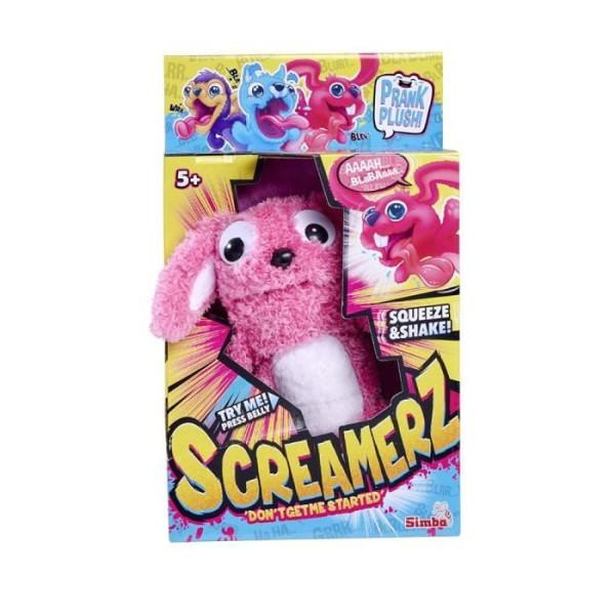 Voir la diapositive 3 : SMOBY Smoby - screamerz - peluche intéractive amusante - lapin - 27 cm - bruits en la secouant ou appuyant sur le bouton