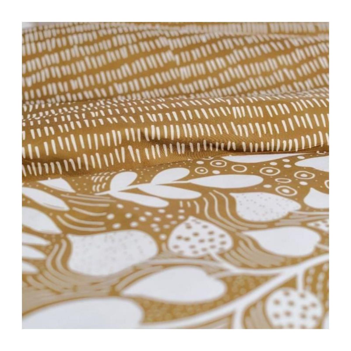 Today Parure de lit - TODAY - Sunshine - 12.14 imprimé floral - 2 personnes - 220 x 240 cm - 100% Coton 57 fils