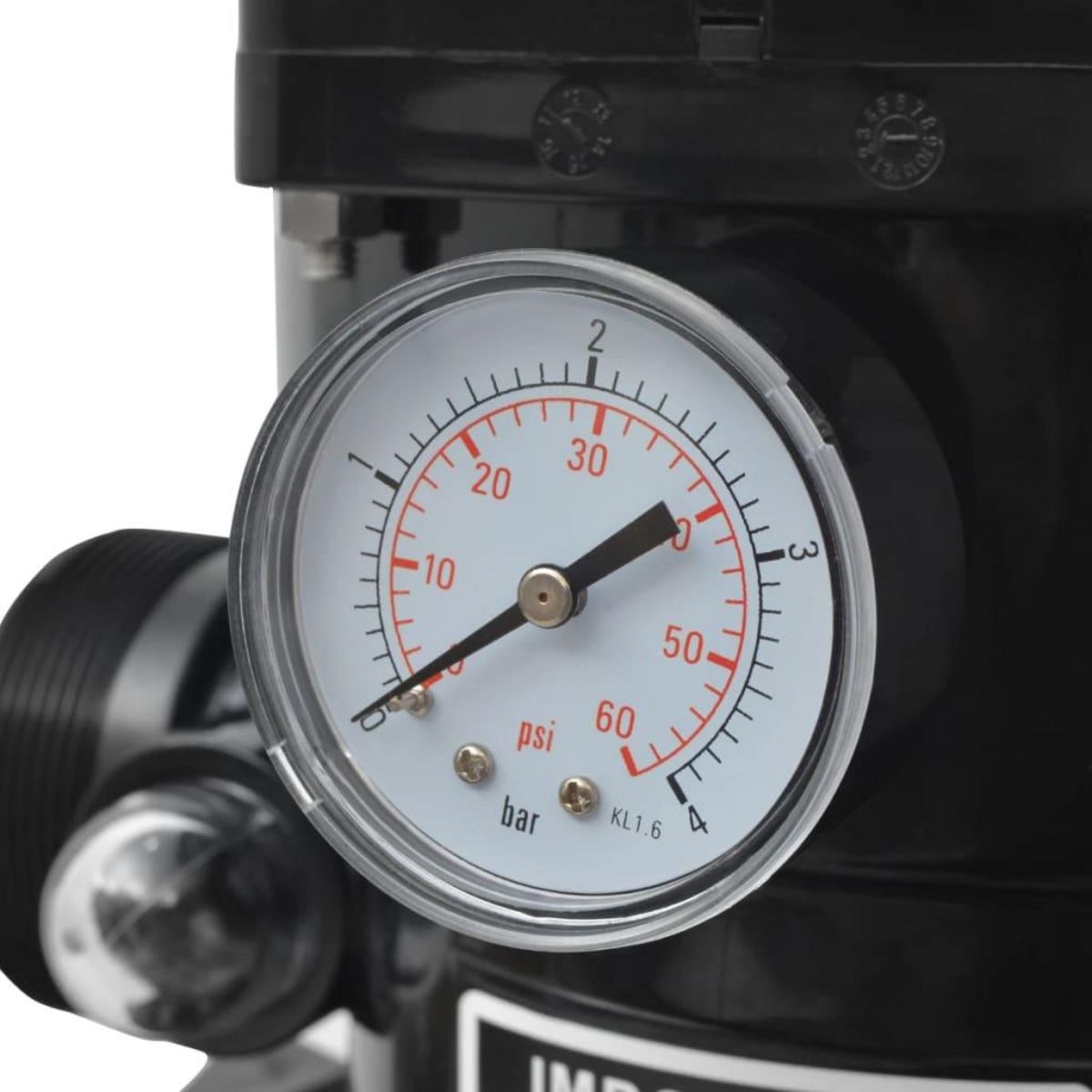 VIDAXL Filtre a sable pour piscine avec vanne 6 positions Bleu 460 mm