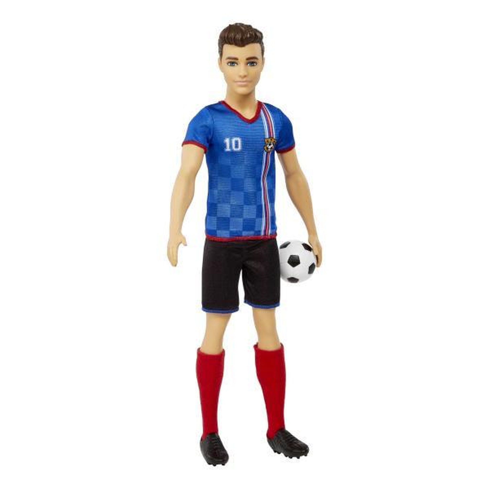 Voir la diapositive 5 : BARBIE Barbie - Ken Footballeur - Poupée Mannequin - Des 3 ans