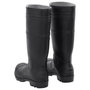 Voir la diapositive 5 : VIDAXL Bottes de pluie noir taille 41 PVC
